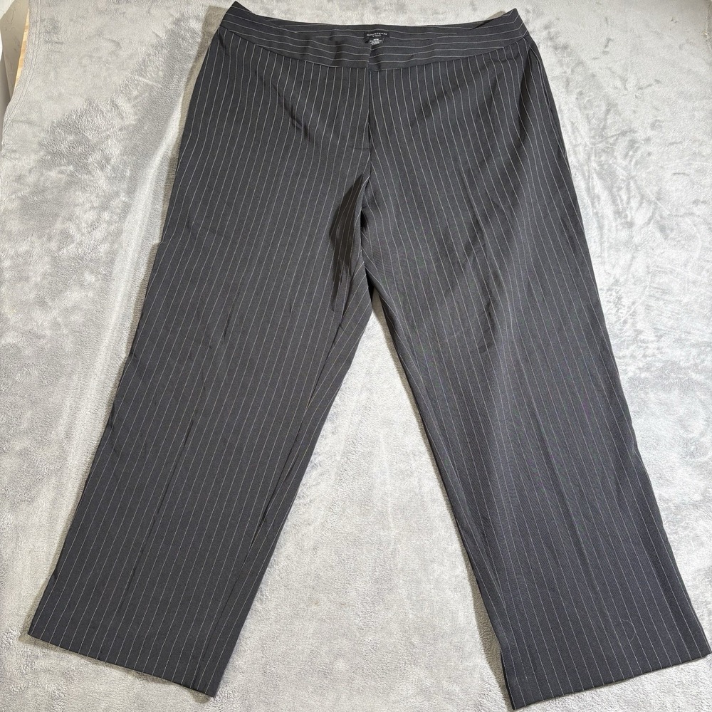 Courtenay Pants Woman Size 20W Black Stretch Cotton Career Dress Plus Size